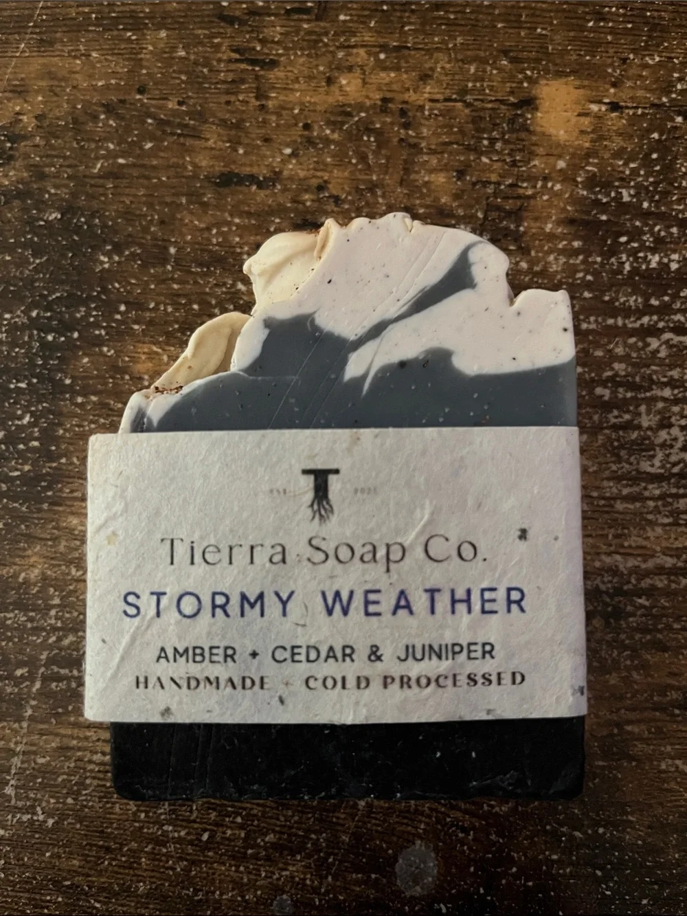 Stormy Weather Soap - Black & Cream